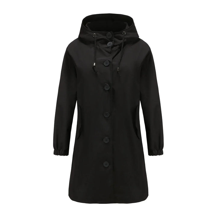 Stylish Windproof Trench Coat - Livia-Black-S-State of Style