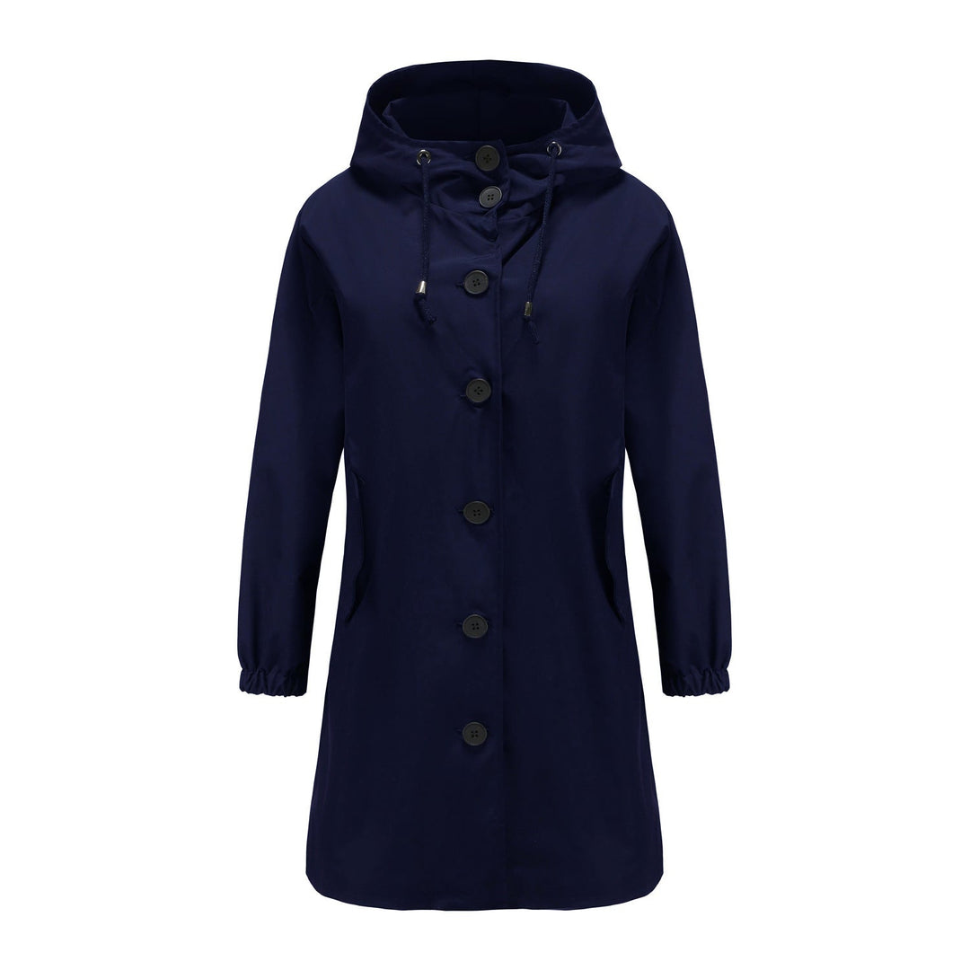 Stylish Windproof Trench Coat - Livia-Blue-S-State of Style