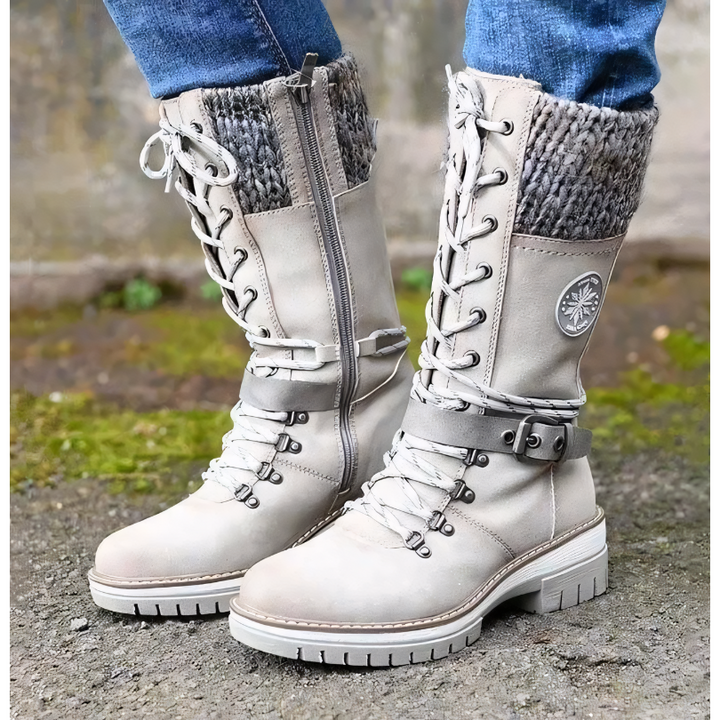 Stylish Winter Boots for Women - Livia-Grey-4.5-State of Style