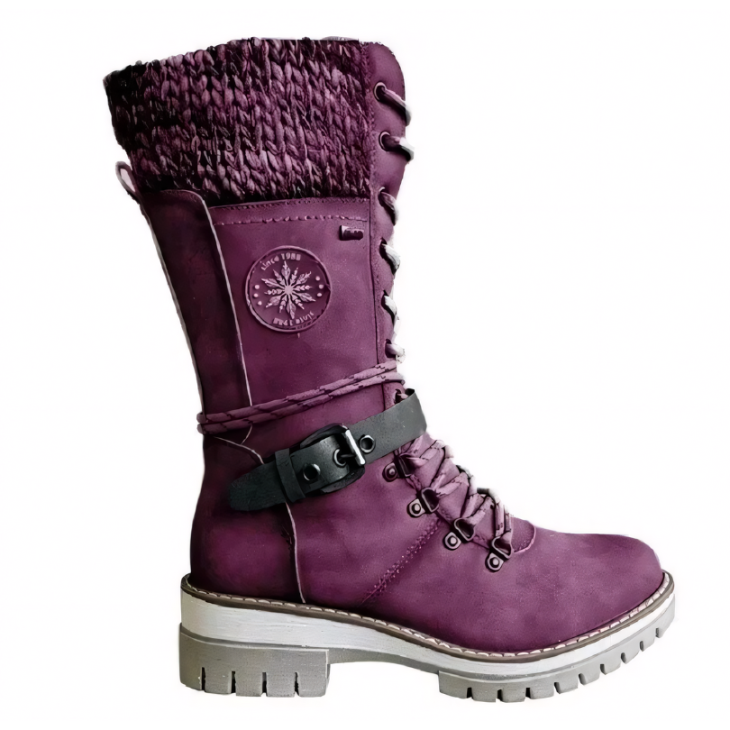 Stylish Winter Boots for Women - Livia-Purple-4.5-State of Style