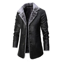 Stylish Winter Coat for Men - Lukas-Black-S-State of Style