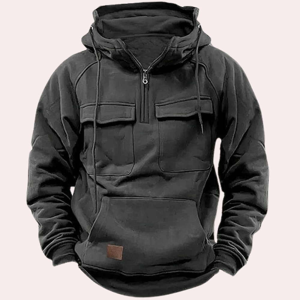 Stylish Winter Hoodie for Men - Finn-Grey-S-State of Style