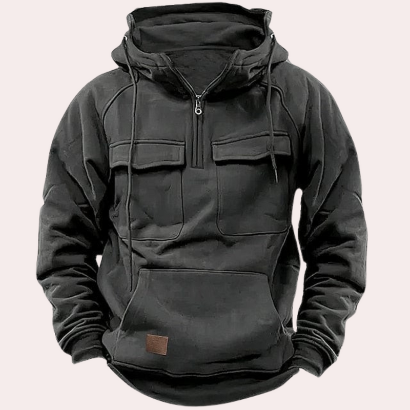 Stylish Winter Hoodie for Men - Finn-Grey-S-State of Style