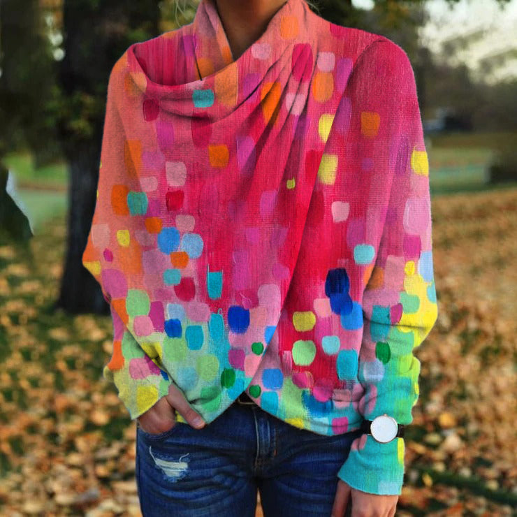 Stylish Winter Sweater with Print - Aurelia-S-State of Style
