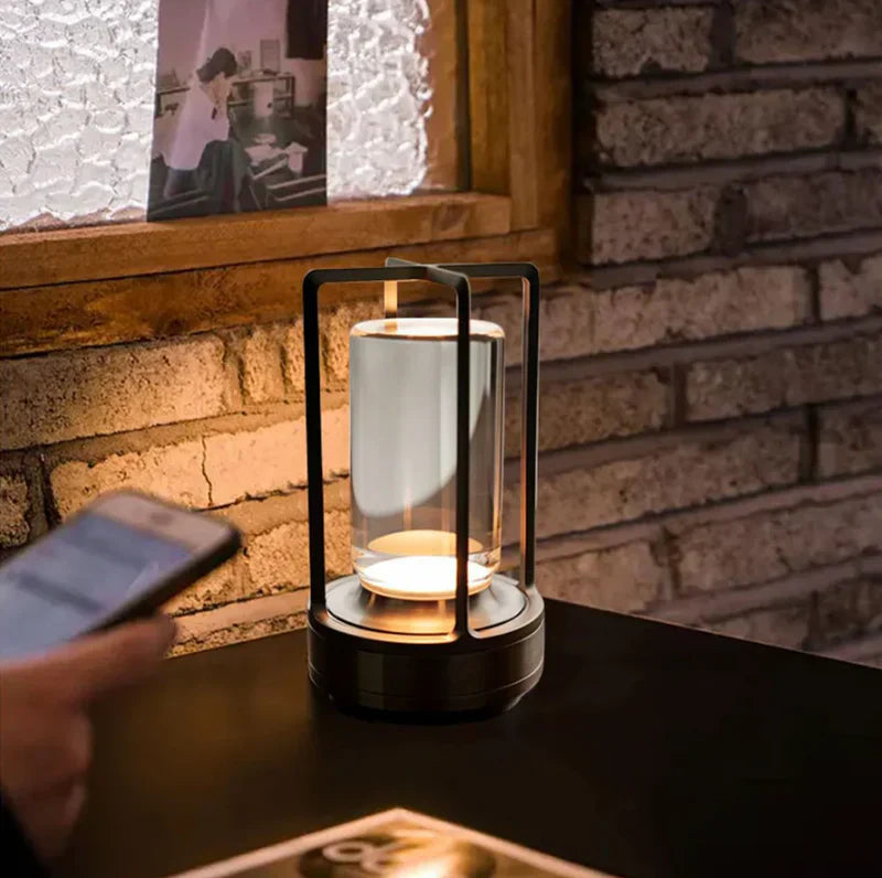 Stylish Wireless Lanterns - SolisAura-Black-State of Style