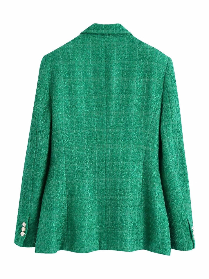 Stylish Women's Blazer | Femke's Jacket-Green-XS-State of Style