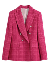 Stylish Women's Blazer | Femke's Jacket-Red Rose-XS-State of Style