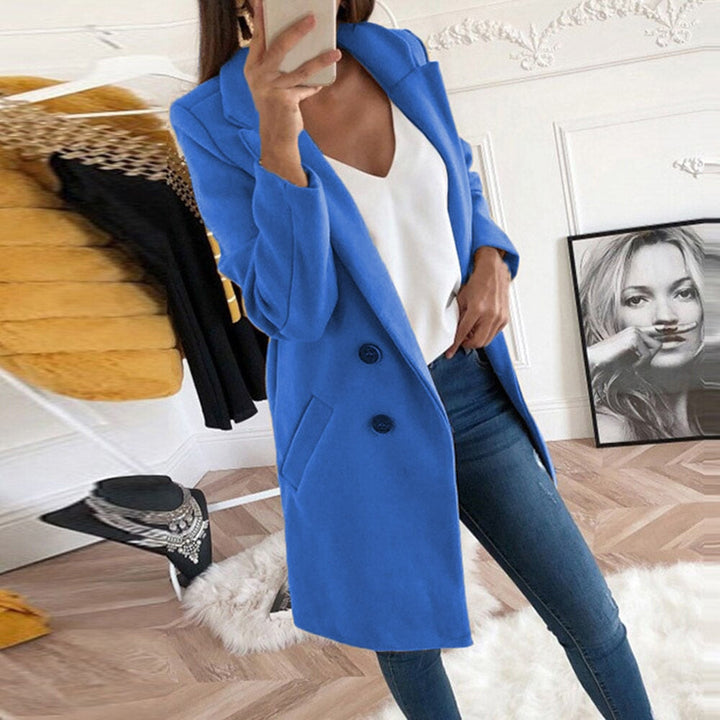 Stylish Women's Coat - Mila-Light Blue-S-State of Style
