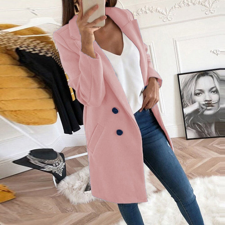 Stylish Women's Coat - Mila-Light Pink-S-State of Style