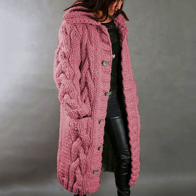 STYLISH WOMEN'S COAT WITH MODERN DESIGN-Pink-S-State of Style