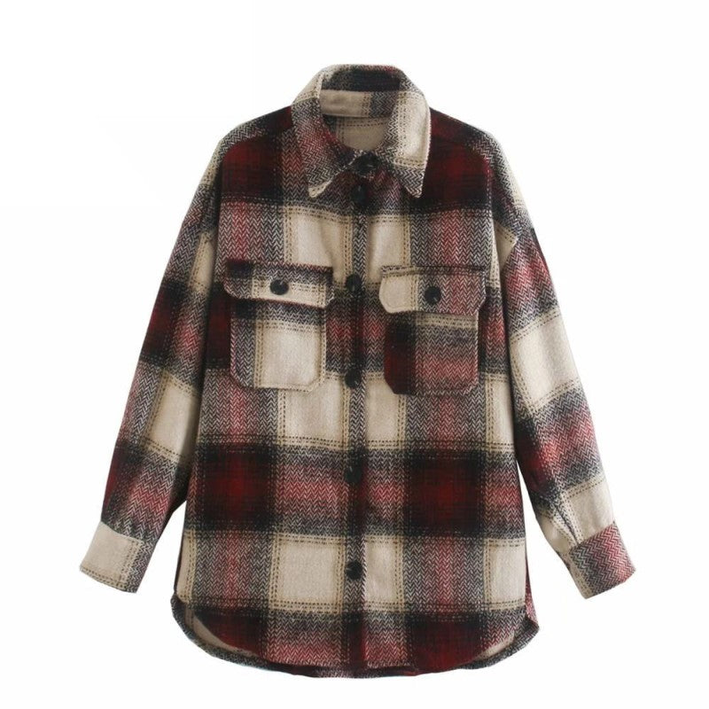 Stylish Women's Denim Jacket | Casual & Comfortable-Wine Red-S-State of Style