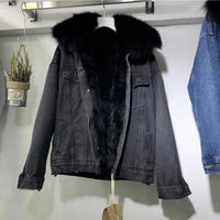 Stylish Women's Denim Jacket | Comfortable and Trendy-Black-S-State of Style