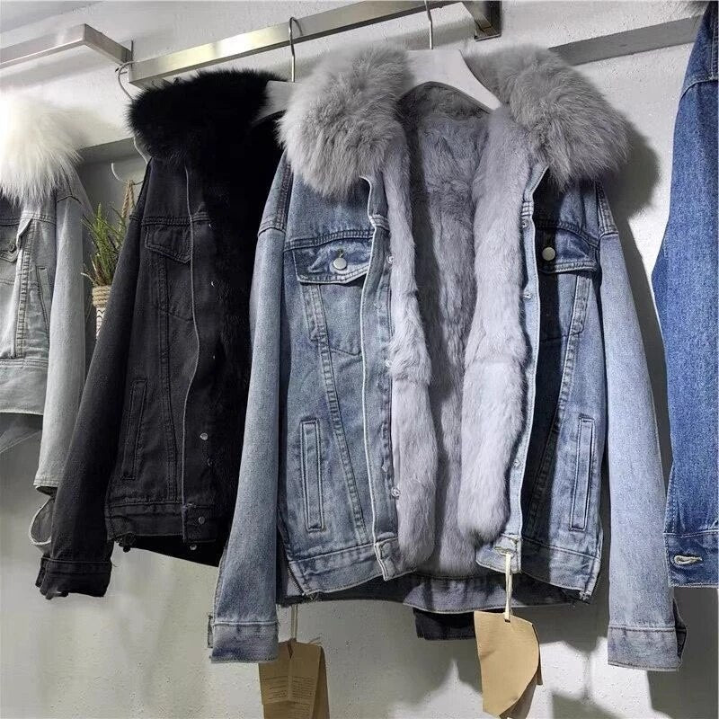 Stylish Women's Denim Jacket | Comfortable and Trendy-Light Blue-S-State of Style