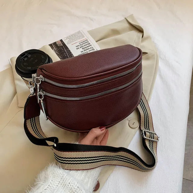 Stylish Women's Handbag - Isla-Burgundy-25x20x9.5cm-State of Style