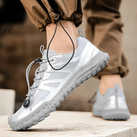 Stylish Women's Hiking Boots - PeakChic-Silver Grey-6.5-State of Style