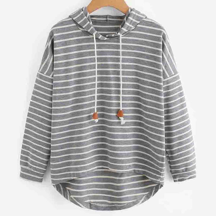 Stylish Women's Hoodie - Liana-Grey-S-State of Style