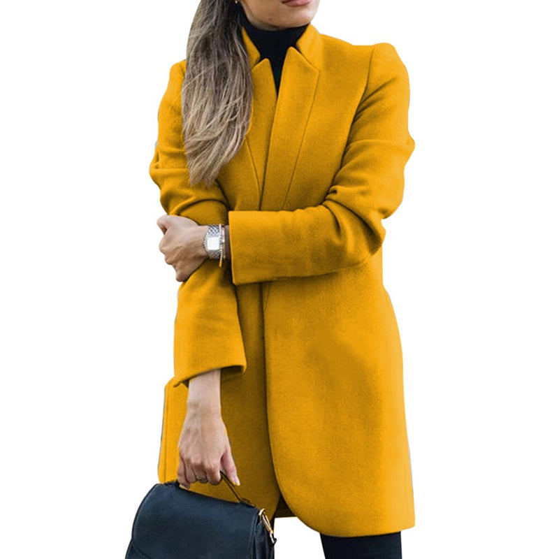 Stylish Women's Jacket | NatashasJacket-Yellow-S-State of Style