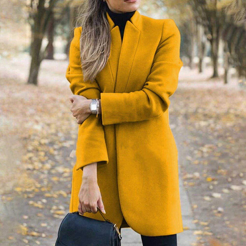 Stylish Women's Jacket | NatashasJacket-Yellow-S-State of Style