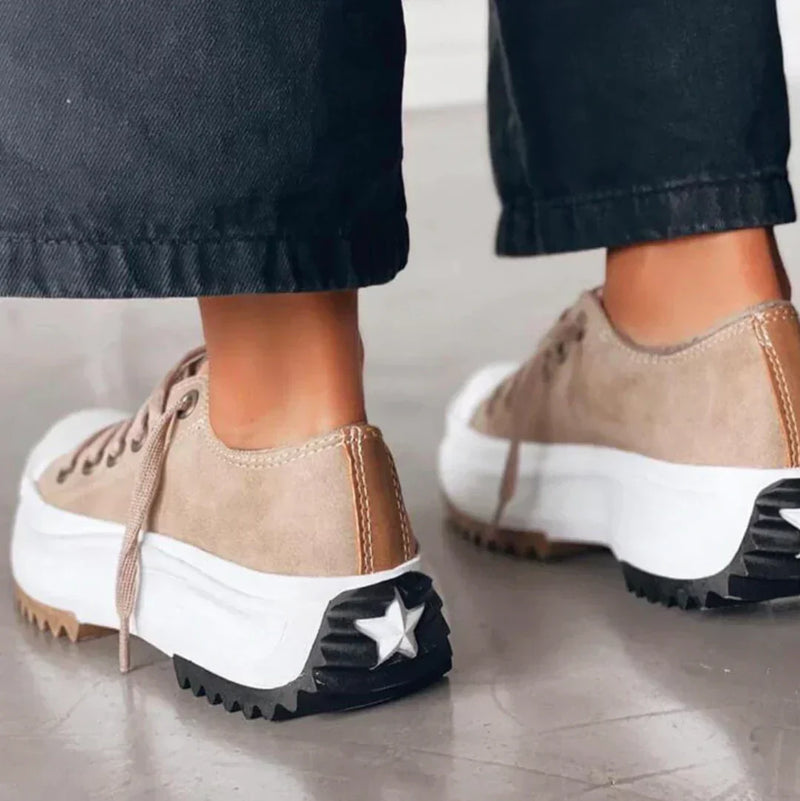 Stylish Women's Platform Sneakers – Arlette-Brown-5-State of Style