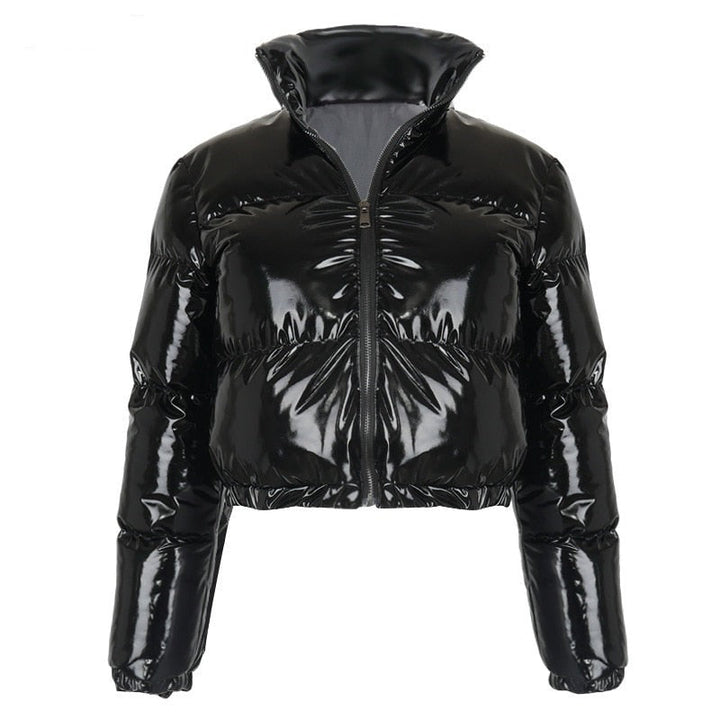 Stylish Women's Puffer Jacket | Warm Bomber Coat-Neon Green-S-State of Style