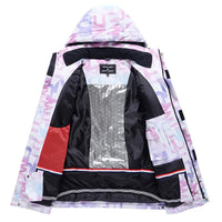 Stylish Women's Ski Suit - Aurora-Purple/Black-XS-State of Style