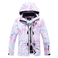 Stylish Women's Ski Suit - Aurora-Purple/Black-XS-State of Style