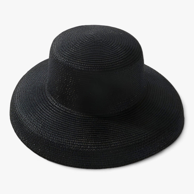 Stylish women's summer hat in light Panama style – Belinda-Black-State of Style