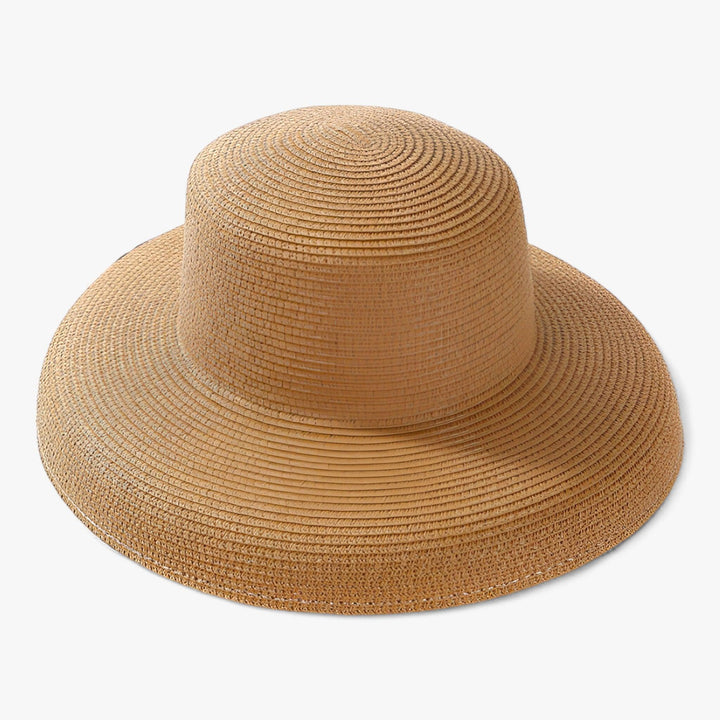 Stylish women's summer hat in light Panama style – Belinda-Khaki-State of Style
