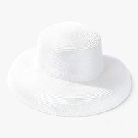 Stylish women's summer hat in light Panama style – Belinda-White-State of Style