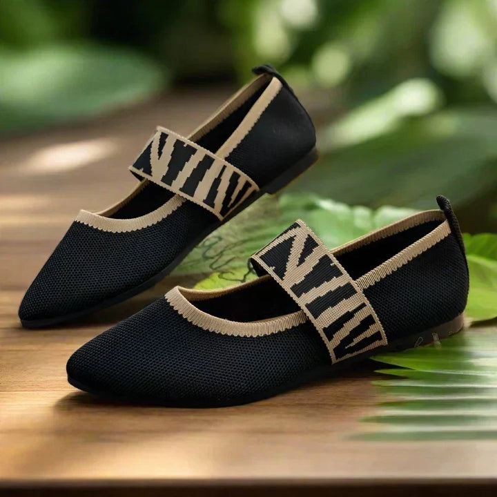 Stylish women's summer shoes with a pointed toe - Lina-3.5-Beige-State of Style