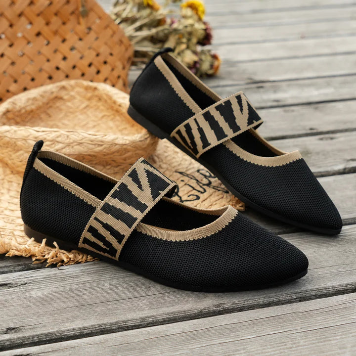 Stylish women's summer shoes with a pointed toe - Lina-3.5-Beige-State of Style