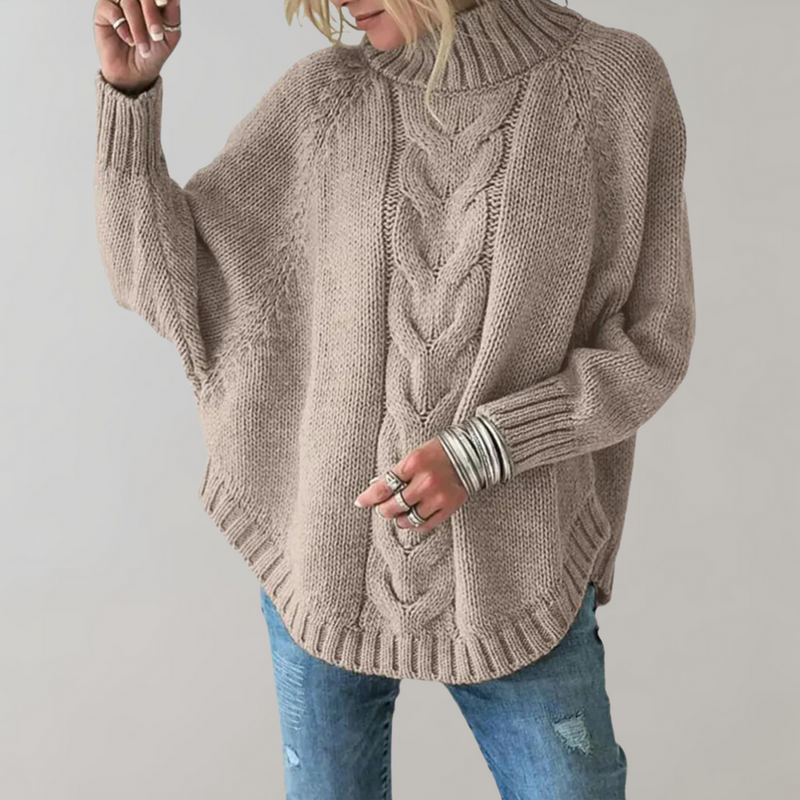 Stylish Women's Sweater - Celeste-Khaki-S-State of Style