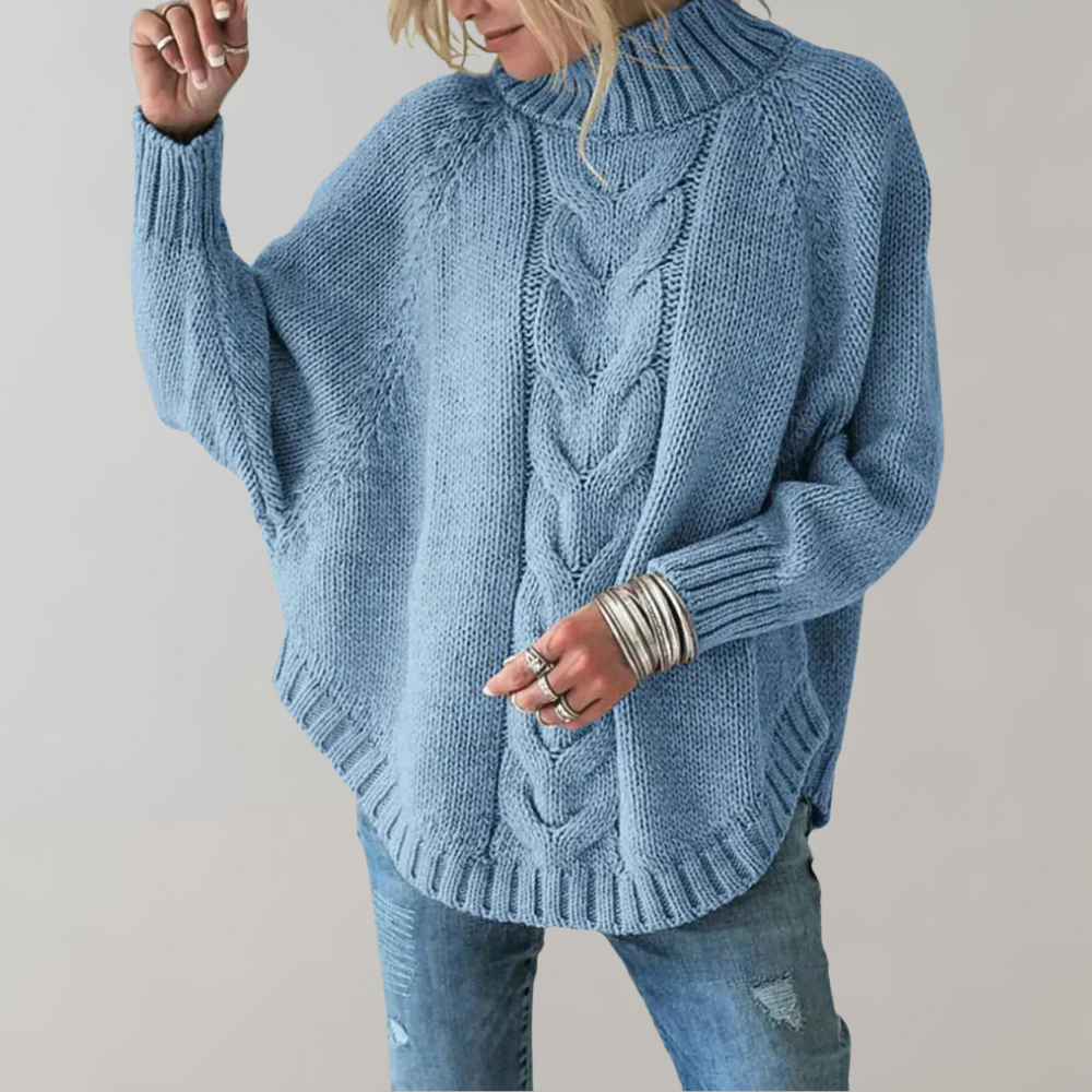 Stylish Women's Sweater - Celeste-Light Blue-S-State of Style