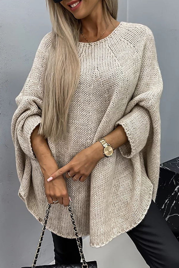 Stylish Women's Sweater with Round Neck - Isabelle-Beige-S-State of Style