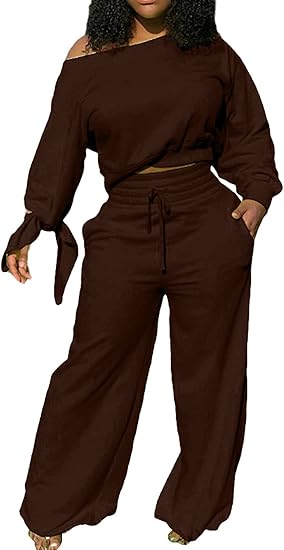Stylish Women's Sweatsuit - Lola-Brown-S-State of Style