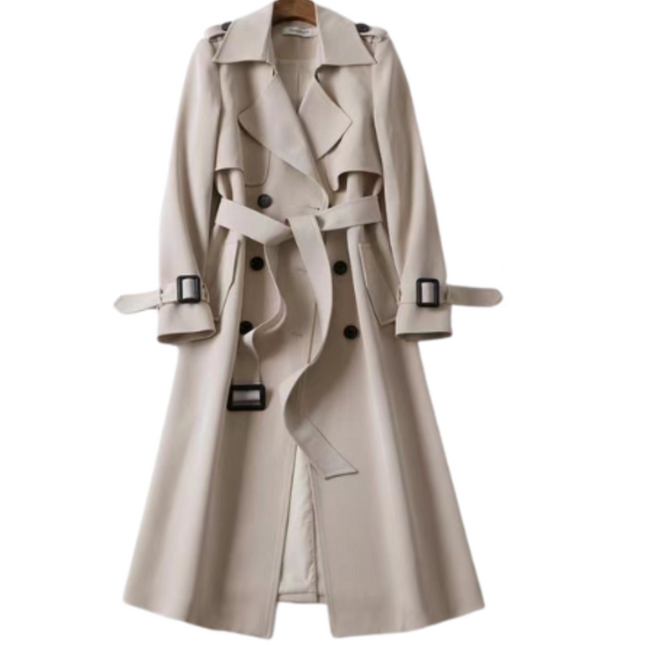 Stylish Women's Trench Coat - Astra-Beige-S-State of Style