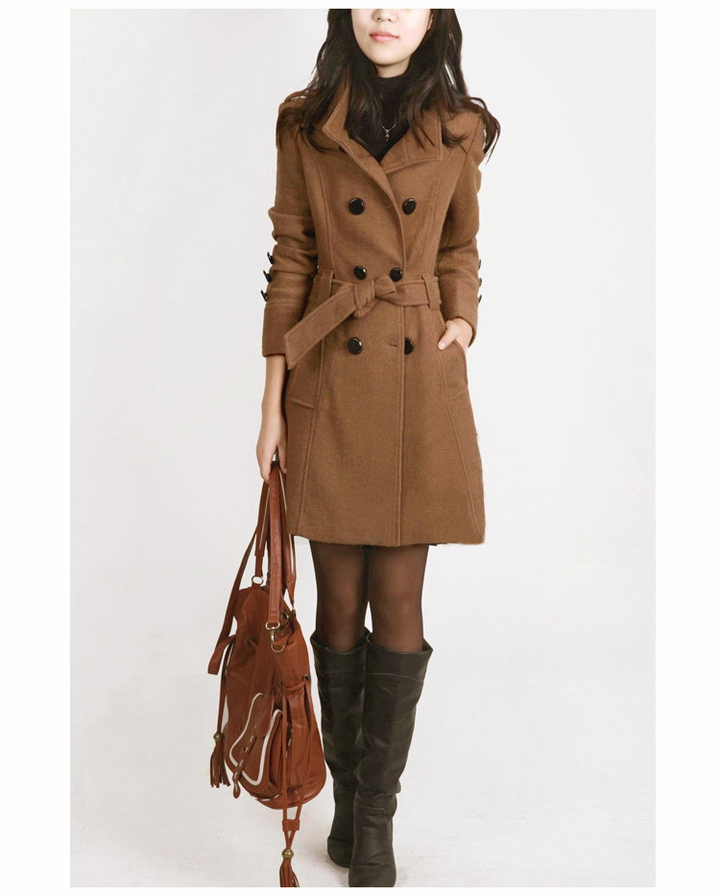 Stylish Women's Trench Coat | Comfortable & Versatile-Brown-M-State of Style
