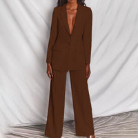 Stylish Women's Trouser Suit - Isabella-Brown-S-State of Style
