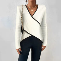 Stylish Women's V-Neck Top - Mara-S-State of Style