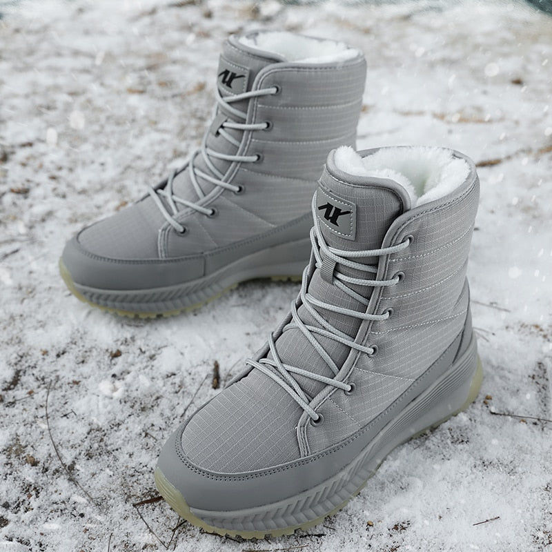 Stylish Women's Winter Boots - Elara-4.5-Grey-State of Style