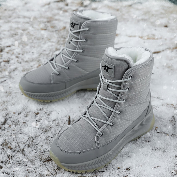 Stylish Women's Winter Boots - Elara-4.5-Grey-State of Style