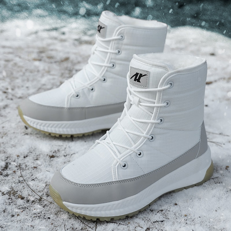 Stylish Women's Winter Boots - Elara-4.5-White-State of Style