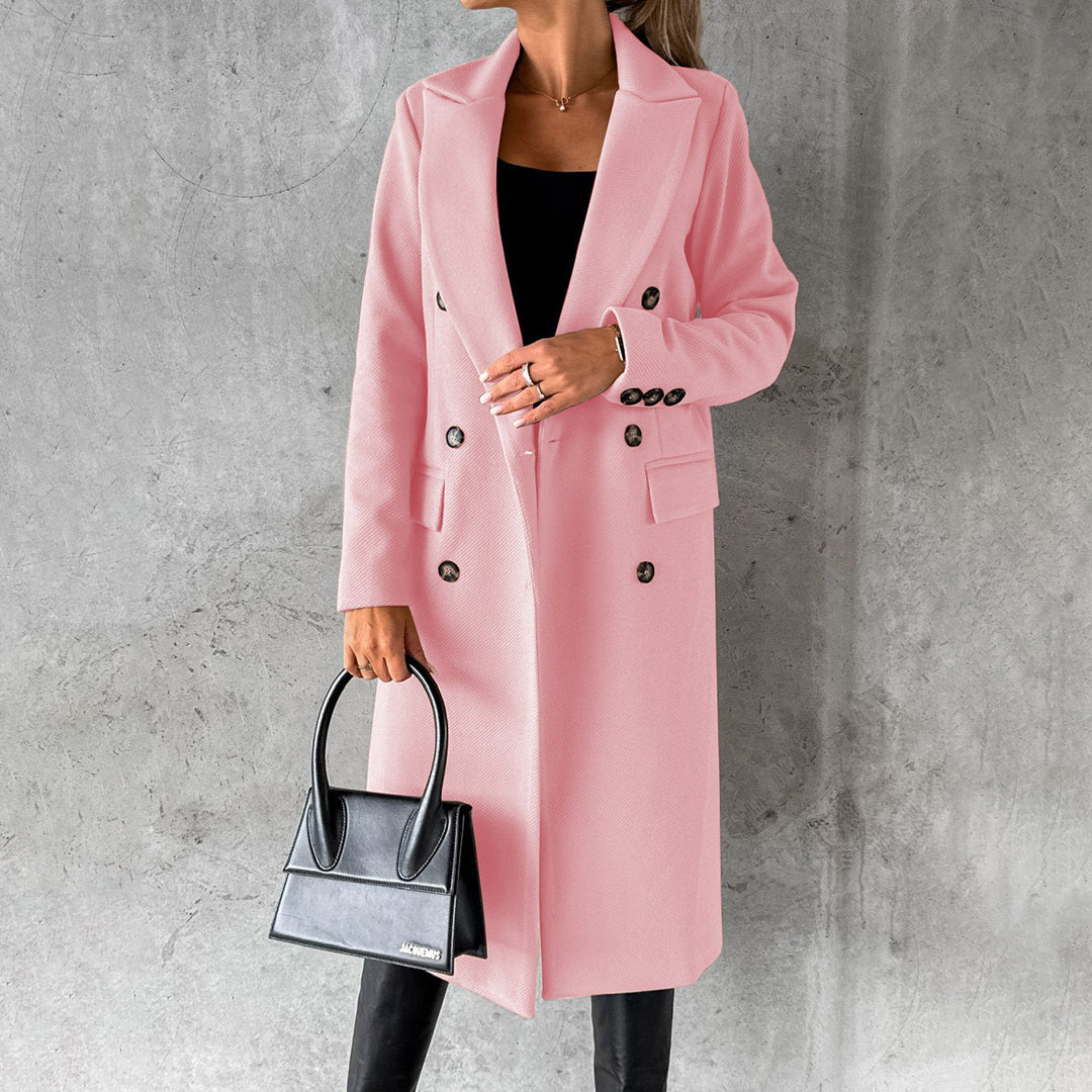 Stylish Women’s Winter Coat - Elara-Pink-S-State of Style