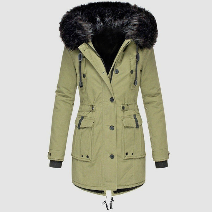 Stylish Women's Winter Coat - Elise-Green-S-State of Style