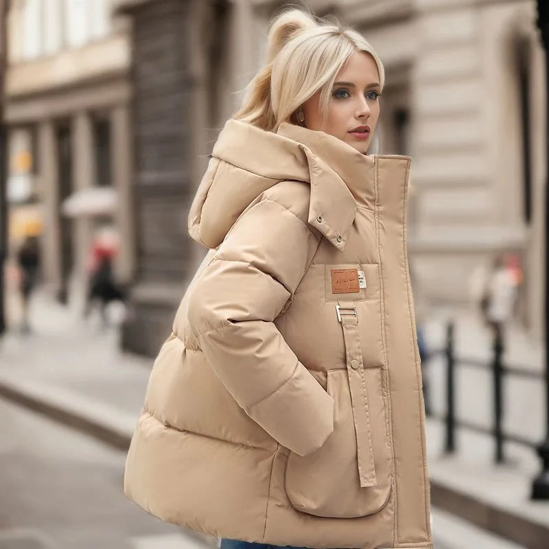 Stylish Women's Winter Coat - Mariette-White-S-State of Style