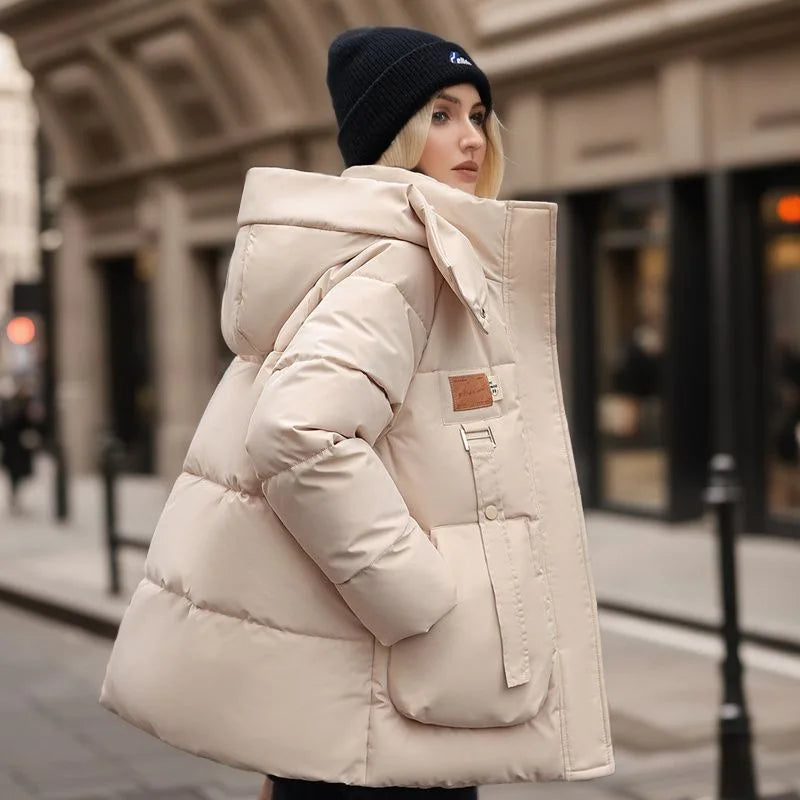 Stylish Women's Winter Coat - Mariette-White-S-State of Style