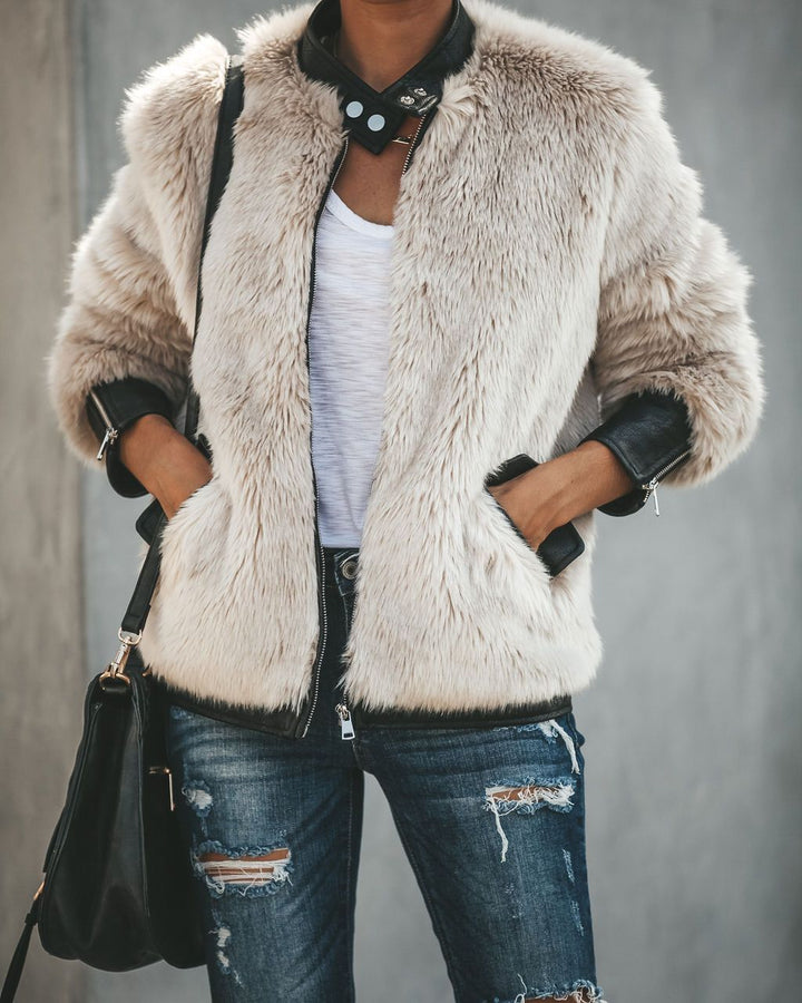 Stylish Women's Winter Jacket | Warm and Comfortable-Beige-XS-State of Style