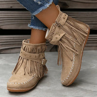 Stylish Women's Winter Shoes - Sienna-Beige-4-State of Style