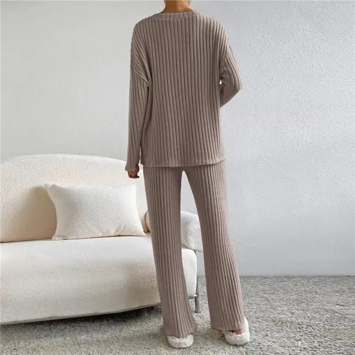 Stylish Yara 2-Piece Lounge Set | Comfort & Style Outfit-Apricot-S-State of Style
