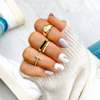 Stylish Zirconia Cross Ring – Faith-Silver-5-State of Style